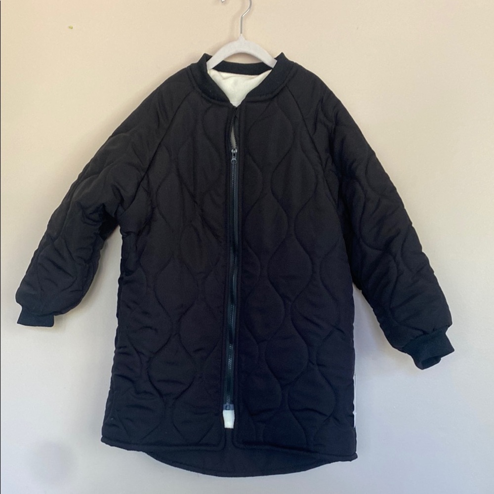 Elegant Black Quilted Jacket